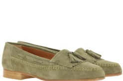 Damen ScarpaRossa Loafer CAMOSCIO QUEEN VERDE
