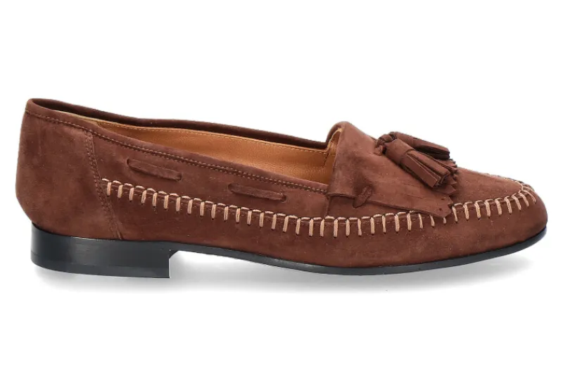Damen ScarpaRossa Loafer CAMOSCIO QUEEN CIOCCOLATO