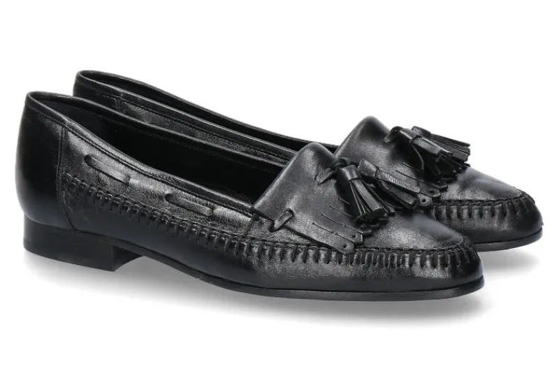 Damen ScarpaRossa Mokassin TEQUILA NERO- schwarz