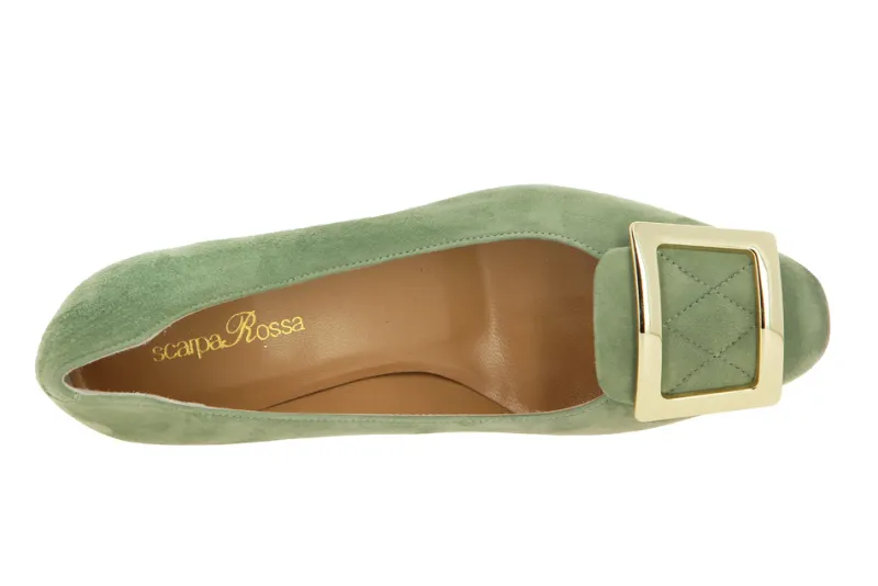 Damen ScarpaRossa Pumps MARCOS CAMOSCIO SALVIA ESTIVO