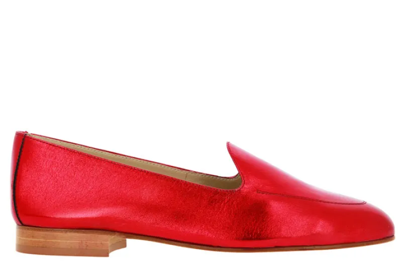 Damen ScarpaRossa Slipper BENITO LAMINATO ROSSO CAMPARI (38½)