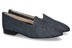 Damen ScarpaRossa Slipper BENITO GLITTER NAVY
