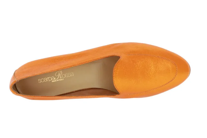 Damen ScarpaRossa Slipper BENITO LAMINATO ARANCIO (39)