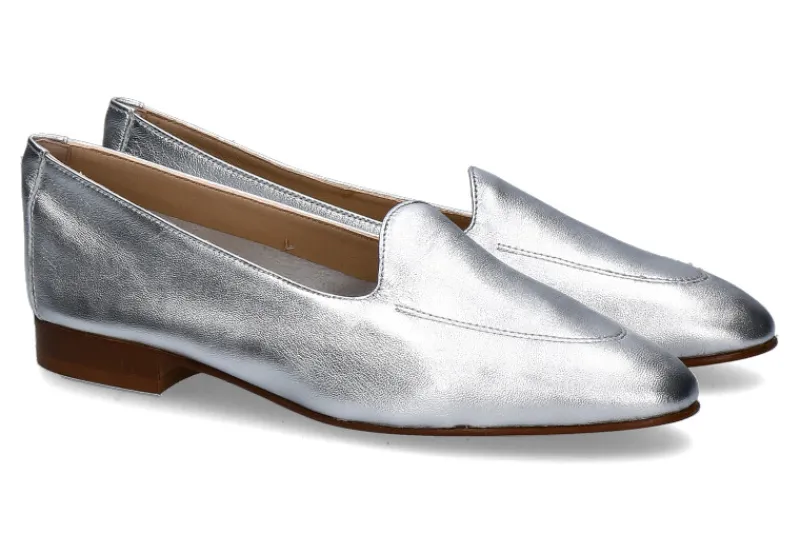 Damen ScarpaRossa Slipper BENITO LAMINATO- argento/ silber