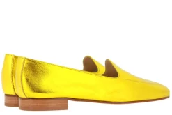 Damen ScarpaRossa Slipper BENITO LAMINATO GIALLO (38)