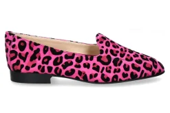 Damen ScarpaRossa Slipper BENITO LEOPARDINO FUXIA