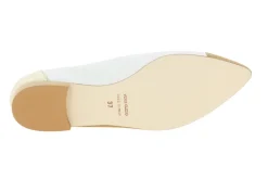 Damen ScarpaRossa Slipper FLORY CAMOSCIO SOIA NAPPA BIANCO