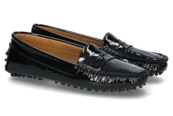 Damen ScarpaRossa Slipper GOMERA DRIVER VERNICE- nero/ schwarz