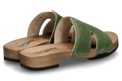 Damen Softclox Pantolette BLIDA KASCHMIR- forest/hazelnut