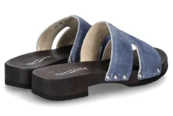 Damen Softclox Pantolette BLIDA JEANSLOOK- dunkelblau