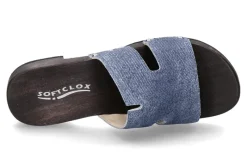 Damen Softclox Pantolette BLIDA JEANSLOOK- dunkelblau