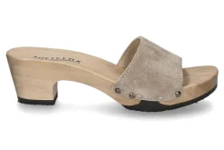 Damen Softclox Pantolette KELLY KASCHMIR- taupe/hazelnut