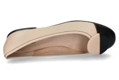 Damen Status Ballerina GLOSSY brandy bianco