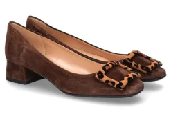 Damen Status Pumps CAMOSCIO MORO/LEO- braun