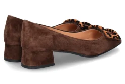 Damen Status Pumps CAMOSCIO MORO/LEO- braun
