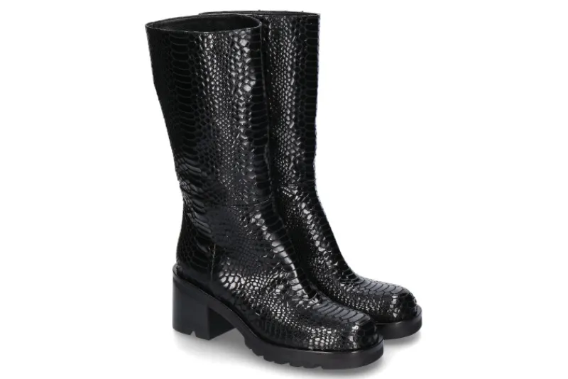 Damen Strategia Biker- Boots LIFE INDIANA- nero/schwarz