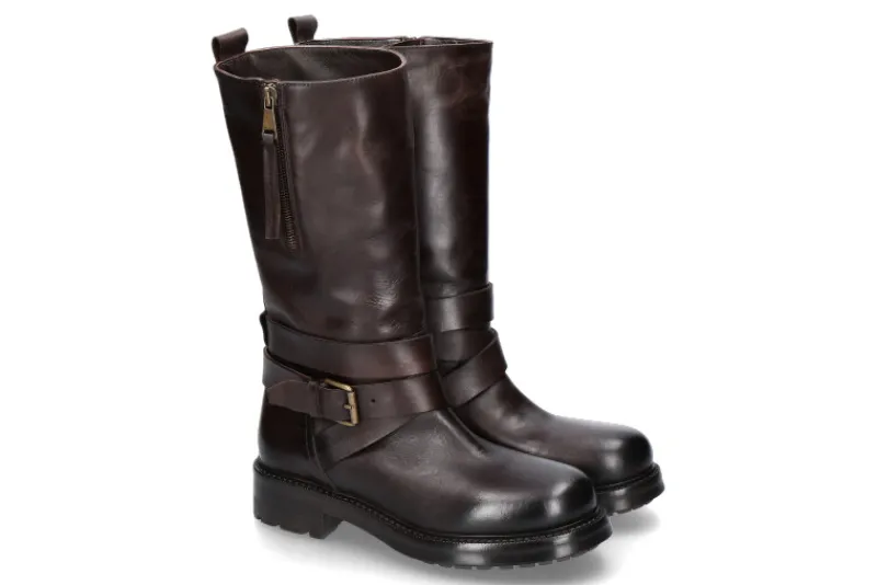Damen Strategia Biker- Boots RANGER BOSTON- fondente/dunkelbraun