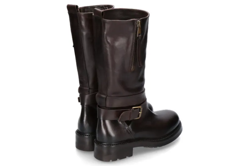 Damen Strategia Biker- Boots RANGER BOSTON- fondente/dunkelbraun
