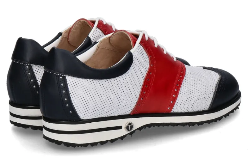 Damen Tee Golf Shoes Damen- Golfschuh SUSY BLUE ROSSO BIANCO