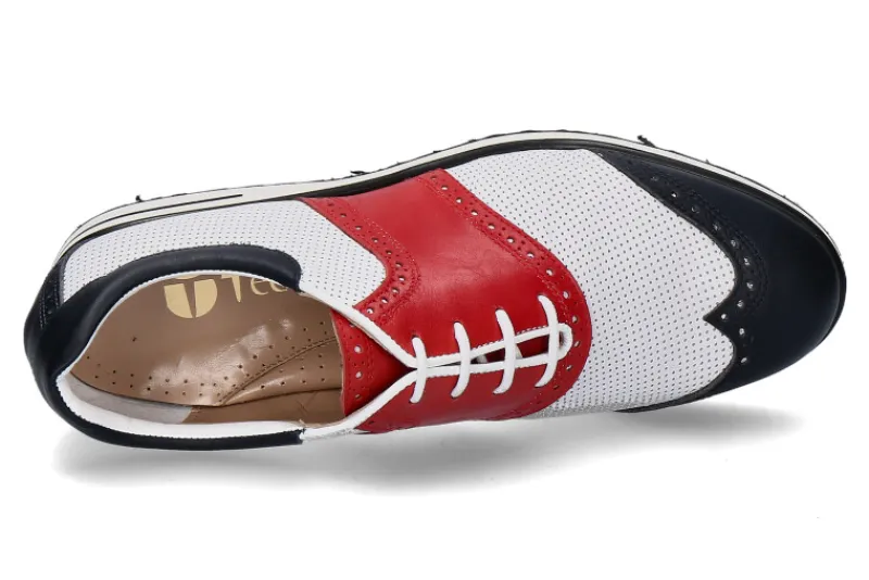 Damen Tee Golf Shoes Damen- Golfschuh SUSY BLUE ROSSO BIANCO