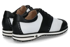 Damen Tee Golf Shoes Damen- Golfschuh SUSY VITELLO NERO BIANCO WATERPROOF