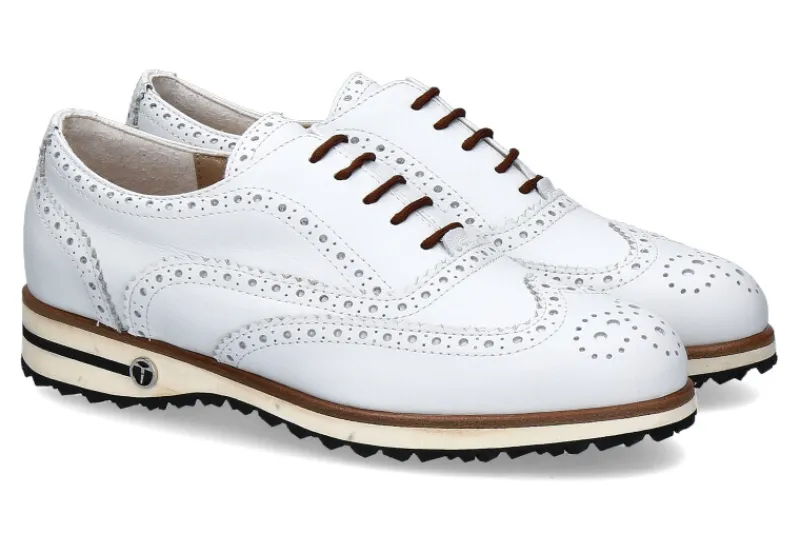 Damen Tee Golf Shoes Damen- Golfschuh EVA VITELLO WP BIANCO (40)