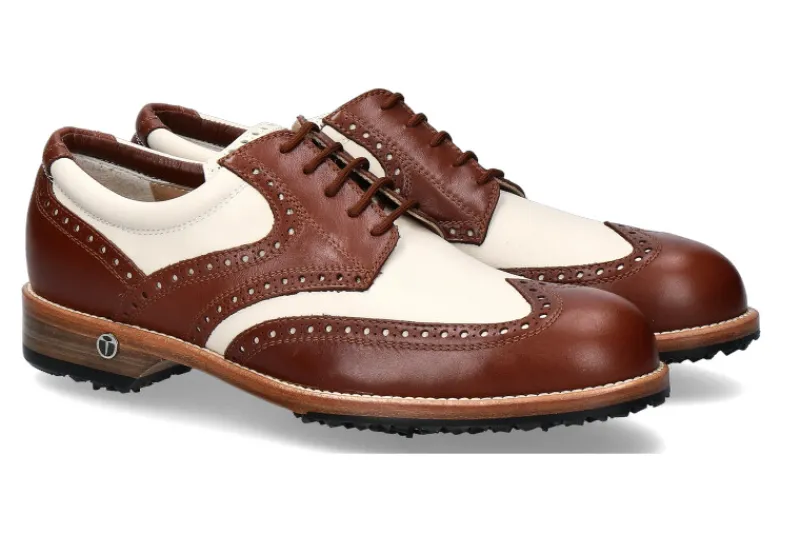 Herren Tee Golf Shoes Herren- Golfschuh TOMMY BRANDY BEIGE (42)