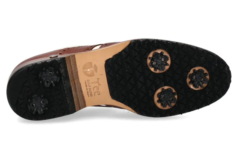 Herren Tee Golf Shoes Herren- Golfschuh TOMMY BRANDY BEIGE (42)