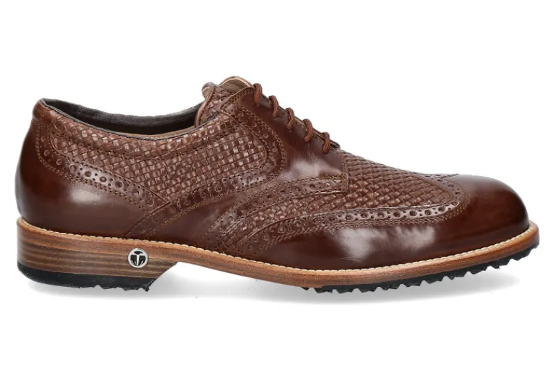 Herren Tee Golf Shoes Herren- Golfschuh TOMMY SALINAS CUOIO (43)