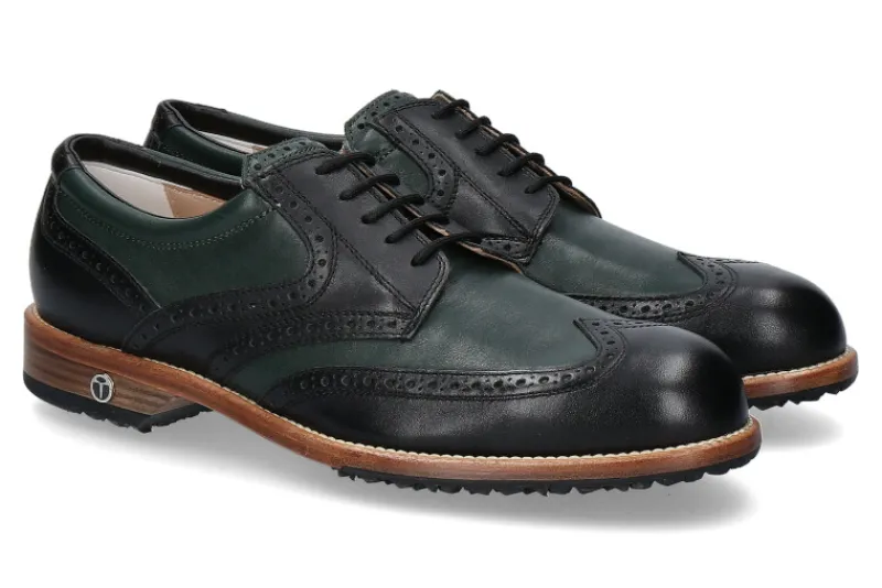 Herren Tee Golf Shoes Herren- Golfschuh TOMMY NERO VERDE (45)