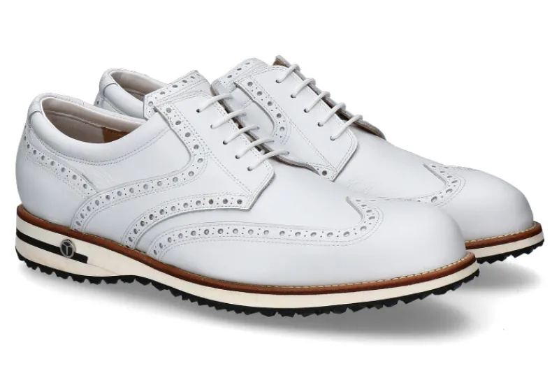 Herren Tee Golf Shoes Herren- Golfschuh TOMMY VITELLO BIANCO WATERPROOF