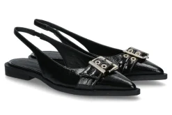 Damen Thea Mika Slingballerina- NAPLACK- nero/schwarz