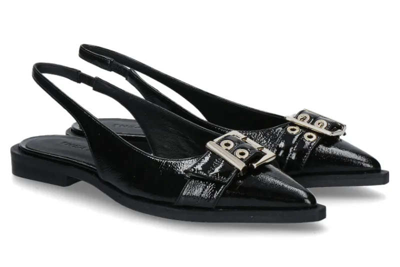 Damen Thea Mika Slingballerina- NAPLACK- nero/schwarz