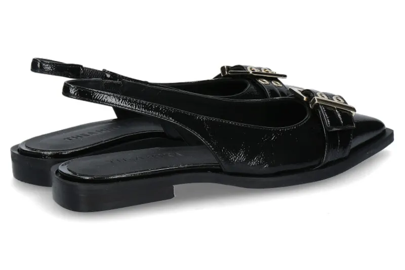 Damen Thea Mika Slingballerina- NAPLACK- nero/schwarz