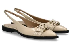 Damen Thea Mika Slingballerina- NAPLAK- ecru/hellbeige
