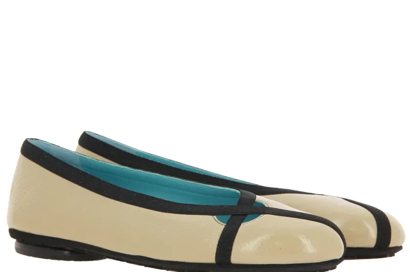 Damen Thierry Rabotin Ballerina Lackleder AMALFI BEIGE