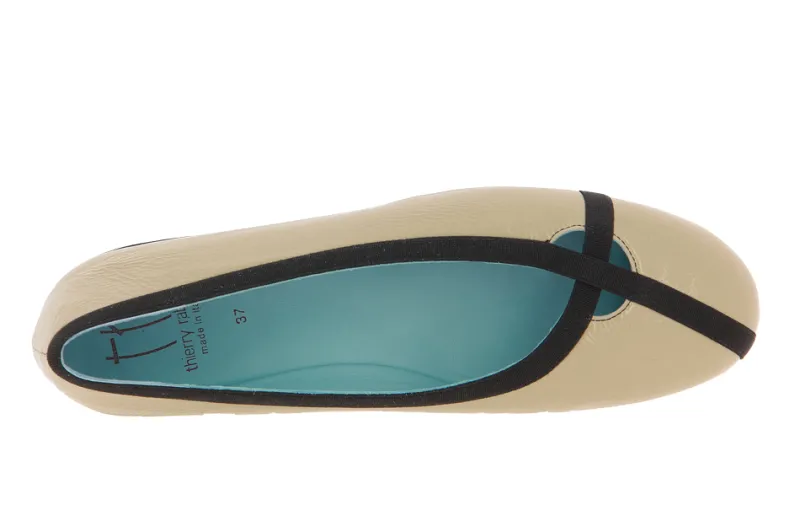 Damen Thierry Rabotin Ballerina Lackleder AMALFI BEIGE