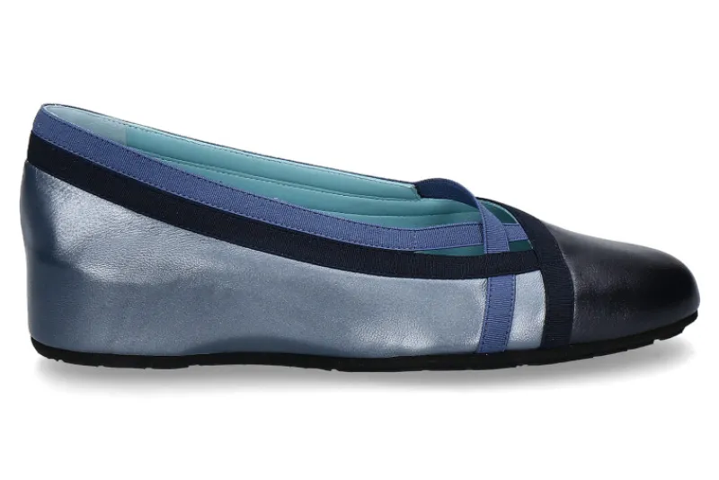 Damen Thierry Rabotin Keilballerina ALENA TAFFETTAS- blau