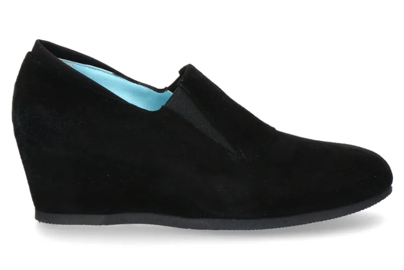 Damen Thierry Rabotin Keilslipper TEONILLA CAMOSCIO NERO (37½)