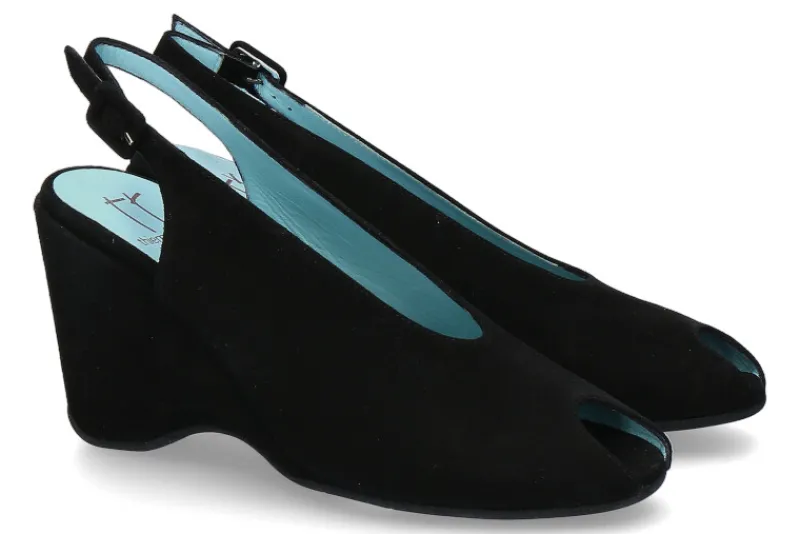 Damen Thierry Rabotin Sandale ATHENE CAMOSCIO NERO