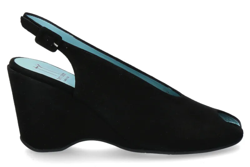 Damen Thierry Rabotin Sandale ATHENE CAMOSCIO NERO