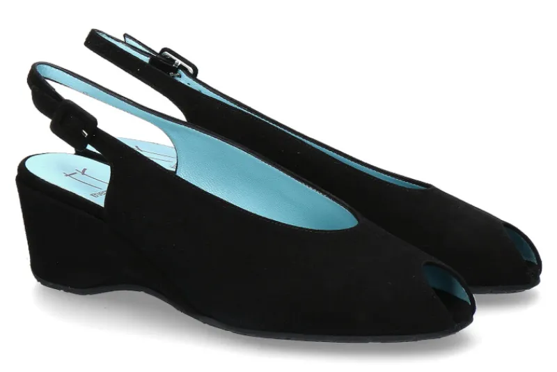 Damen Thierry Rabotin Sandale CHARMING CAMOSCIO NERO