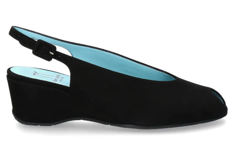 Damen Thierry Rabotin Sandale CHARMING CAMOSCIO NERO