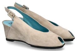 Damen Thierry Rabotin Sandale CLAYTON CAMOSCIO LIGHT IVORY (37 )