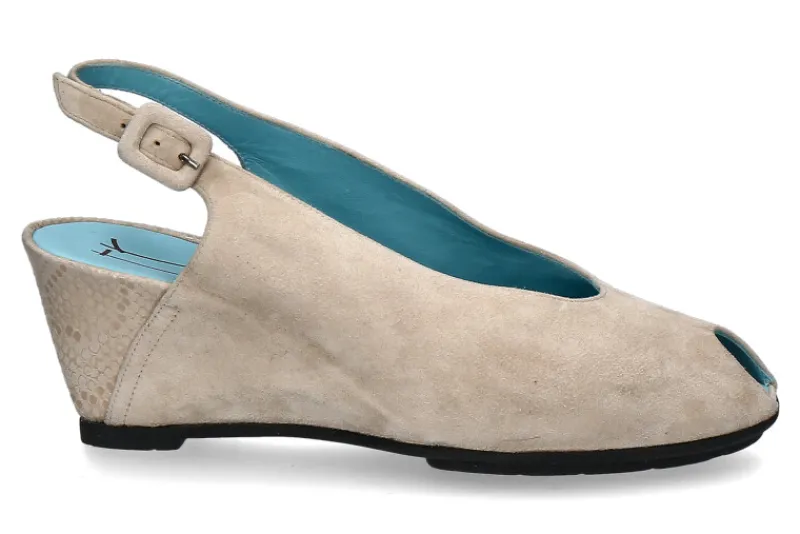 Damen Thierry Rabotin Sandale CLAYTON CAMOSCIO LIGHT IVORY (37 )