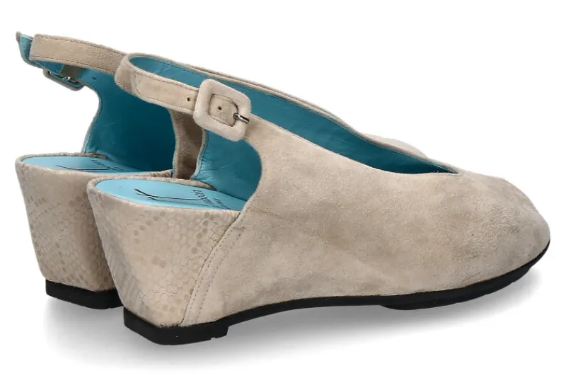 Damen Thierry Rabotin Sandale CLAYTON CAMOSCIO LIGHT IVORY (37 )