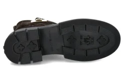 Damen Tommy Hilfiger Damen- Stiefelette BIKER BRUSHED SUEDE- dark coffee/dunkelbraun