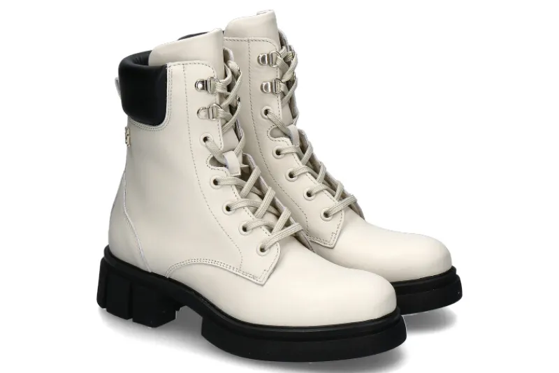 Damen Tommy Hilfiger Damen- Stiefelette LEATHER- weiss