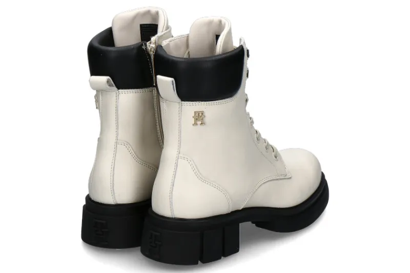 Damen Tommy Hilfiger Damen- Stiefelette LEATHER- weiss