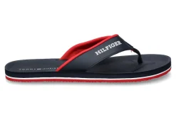 Herren Tommy Hilfiger Herren- Zehentrenner BEACH SANDAL desert sky
